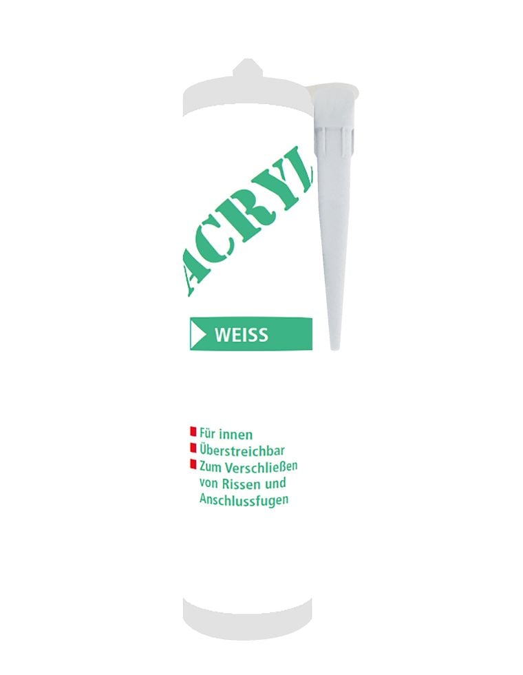 Weitere - Acryl weiss 310 ml Innen Abdichten Fugen Dichtmasse Dichtstoff