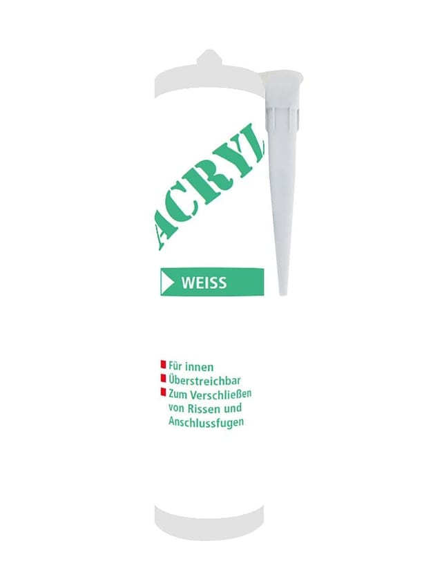 Weitere - Acryl weiss 310 ml Innen Abdichten Fugen Dichtmasse Dichtstoff