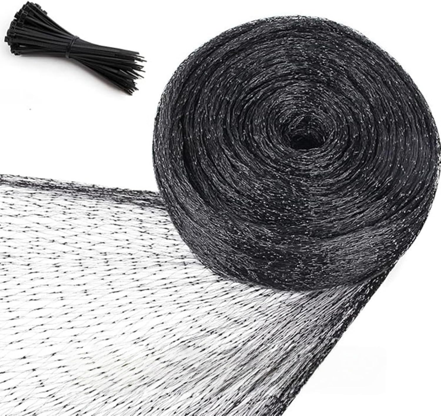 4x6 Meter Gartennetz, Verdicktes Schwarzes Vogelsicheres Netz, Geeignet Für Obstgärten Und Hinterhöfe.