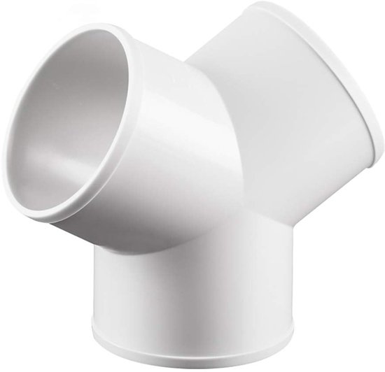 100-mm-lüftungskanalverbinder – 100-mm-kanalverbinder – Formstück – Y-t-kanaladapter
