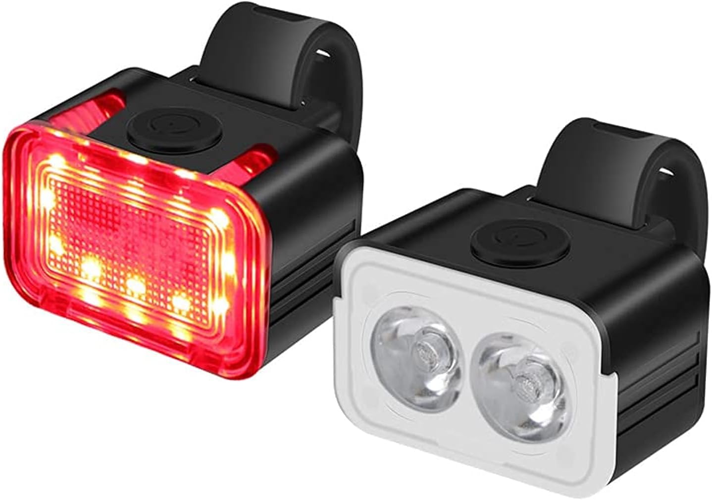 Wiederaufladbares Led-fahrradlichtset Mit 300 Lumen (wasserdicht Gemäß Ipx6).