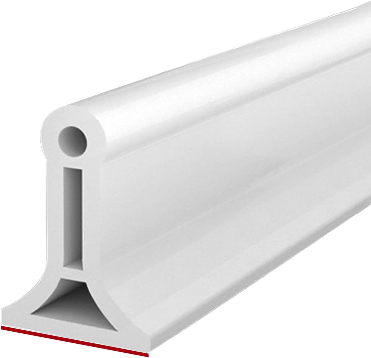Duschdichtung 200 X 3 X 2 Cm – Flexible Silikon-wassersperre – Trockentrennstreifen – Schimmelresistent – Selbstklebend – 200 X 3 X 2 Cm