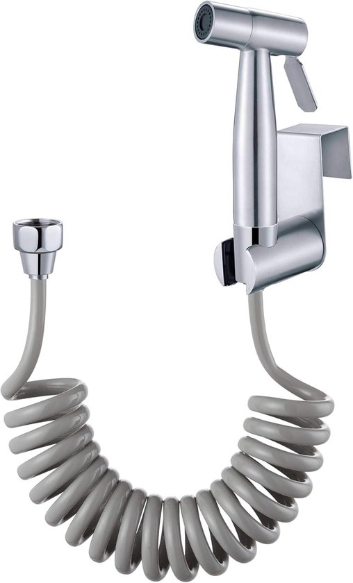 Handbrausekopf Für Bidets - Mit Tankhaken Und 150 Cm Langem, Teleskopierbarem, Flexiblem Abs-brauseschlauch, Geeignet Für Sanitärkeramik, Toiletten Und Bidets.