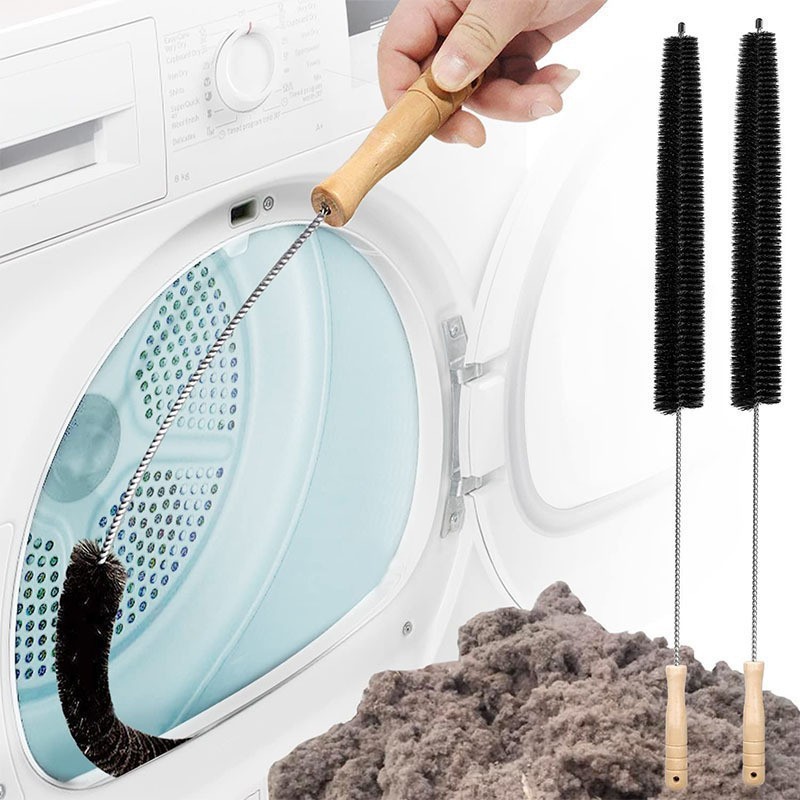 2-teiliges Abflussreinigungsset Für Wäschetrockner – Haushaltsreinigungsbürste – Flexible, Lange Bürste – Für Flusen, Staub Und Tierhaare – Geeignet Für Wäschetrockner Und Kühlschrank
