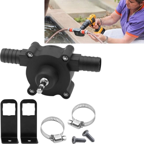 12663 Mm Schwarze, Tragbare, Hocheffiziente Elektrische Wasser- Und Flüssigkeitstransferpumpe