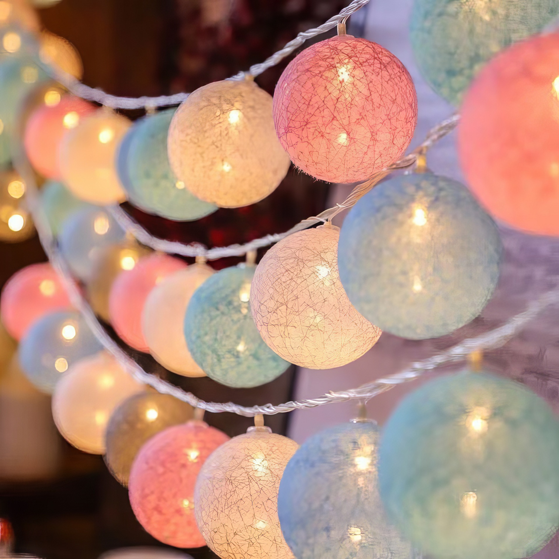 Led-lichterkette, Ideal Für Camping, Kinderzelte Und Hochzeiten. 3 Meter Lang X 20 Mm, Batterie- Und Usb-betrieben.