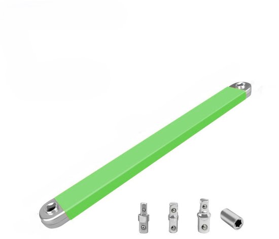 38 Cm Verstellbarer Ratschen-verlängerungsschlüsselsatz Mit Robustem Griff Für Reparaturen An Automatikgetrieben, Grün.