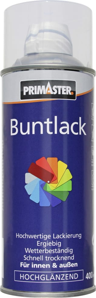 Primaster - Lackspray Klarlack 400ml Hochglänzend Versiegelung Wetterbeständig
