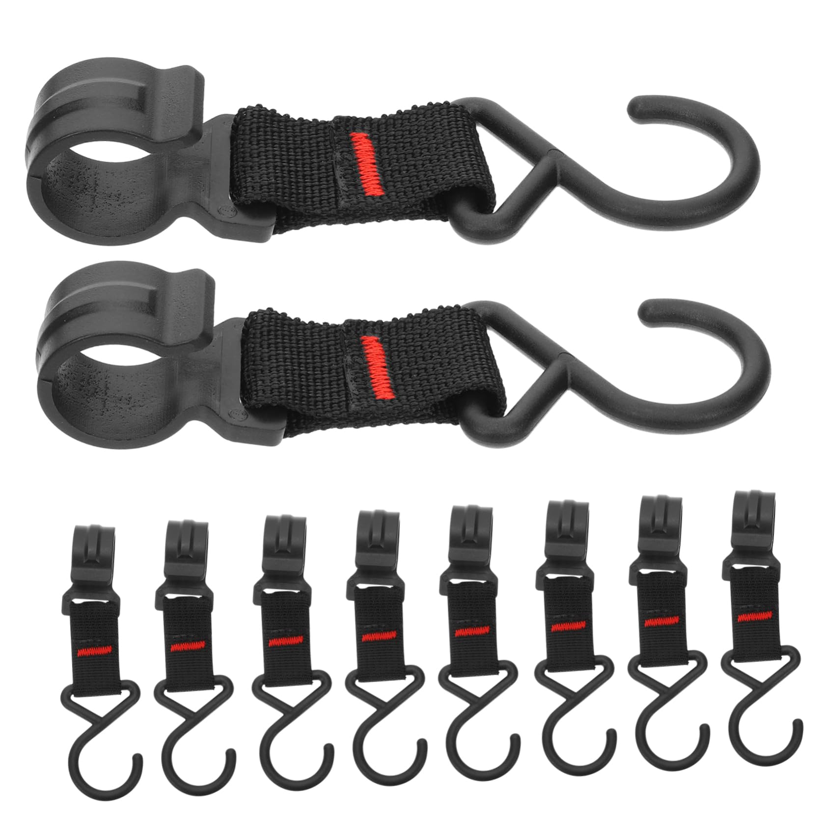10 Robuste Campinghaken, Mehrzweckhaken Aus Kunststoff Für Den Outdoor-bereich Zum Aufhängen Von Kochgeschirr, Kleidung Und Ausrüstung, Zelten, Wander-, Angelausrüstung Usw.