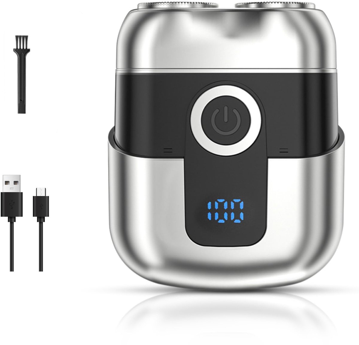 Mini-elektrorasierer, Tragbar, Wasserdicht, Herrenrasierer, Wasserdicht, Geeignet Für Empfindliche Haut, 300 Mah