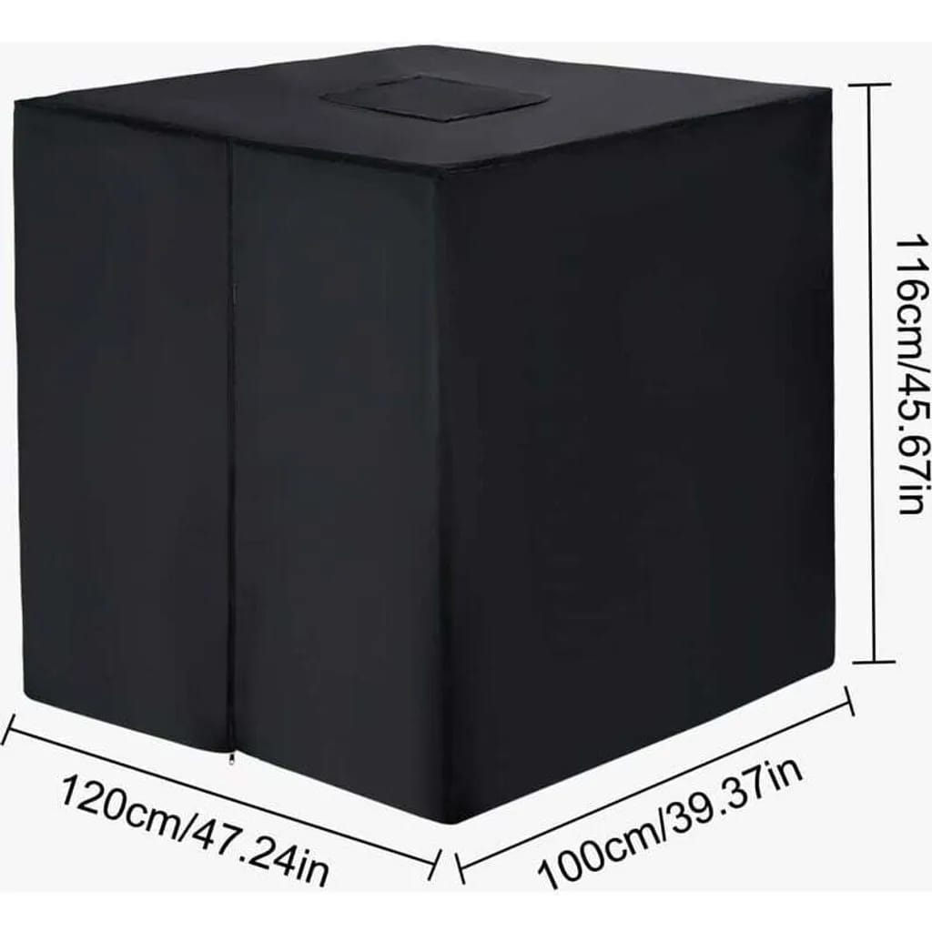 Ibc-tankabdeckung, Eine Wasserdichte Abdeckung Für 1000-liter-wassertanks, Geeignet Für Ibc-tanks/regenwassertanks Mit Den Abmessungen 120x100x116 Cm.