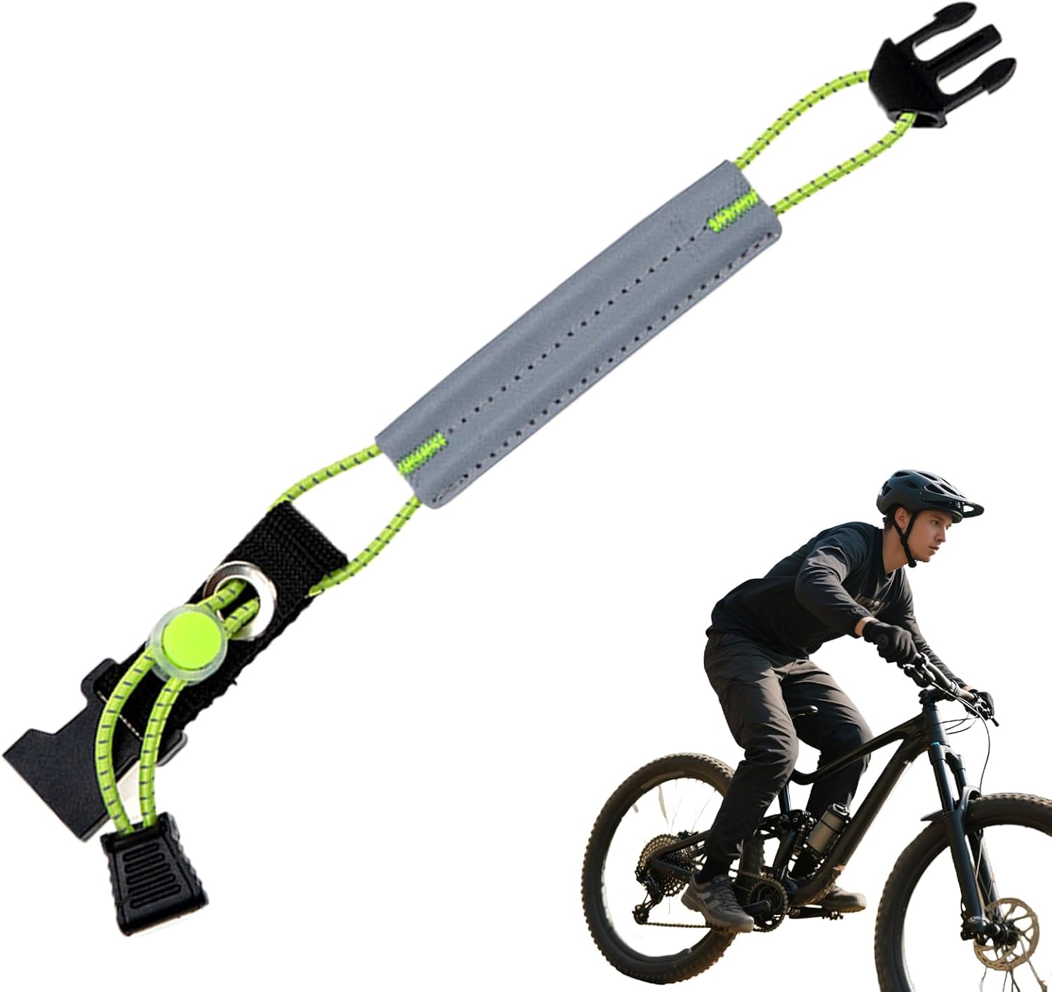 Fahrrad-beinriemen, Verstellbarer, Gut Sichtbarer Elastischer Knöchelriemen, Sportausrüstung Für Radfahren, Laufen Und Radfahren Bei Schlechten Lichtverhältnissen.