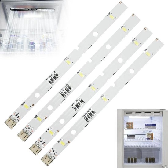 Led-lichtleisten, 4 Leisten Pro Packung, Als Ersatz Für Die Kühlschrankbeleuchtung Von Rongsheng/hisense