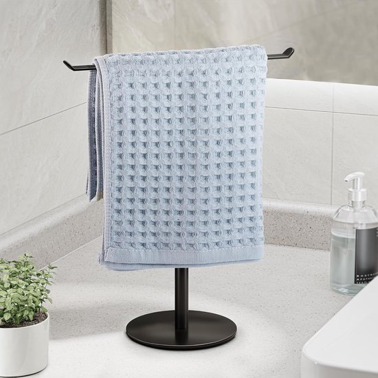 Couchtischständer – Badezimmer – Handtuchhalter – Badezimmer-handtuchhalter – Handtuchhalter – Schwarz