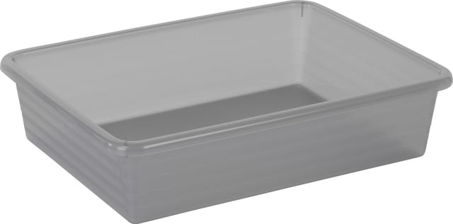Rotho - Formatkörbchen Linus A5 anthrazit 25,5 x 19,5 x 6 cm Boxen, Körbchen & Kisten