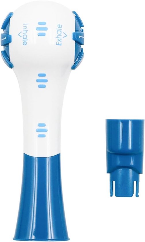 Lung Trainer Air Pulse Für Die Atemtherapie – Tragbarer Atemtrainer Zur Lungenregeneration – Blau
