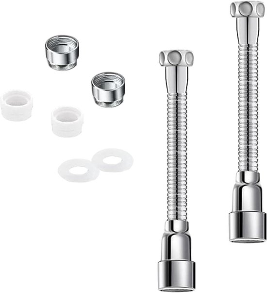 Flexible, Rutschfeste Verlängerungsstange Für Küchenarmaturen – Zweiteiliges Set – Geeignet Für Küchenarmaturen Und Spülbecken.