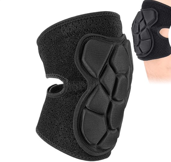 Volleyball-kniebandage, Kniebandage Für Erwachsene Sport-kniebandage Verdicktes, Elastisches Eva-komfort-fitnessband, Geeignet Zum Tanzen Und Radfahren.