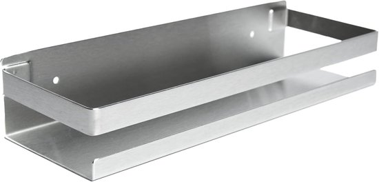 Duschablage/duschkorb Aus Edelstahl, Badezimmerregal, Bohren Nicht Erforderlich, Rechteckig, Silberfarben, 30 Cm