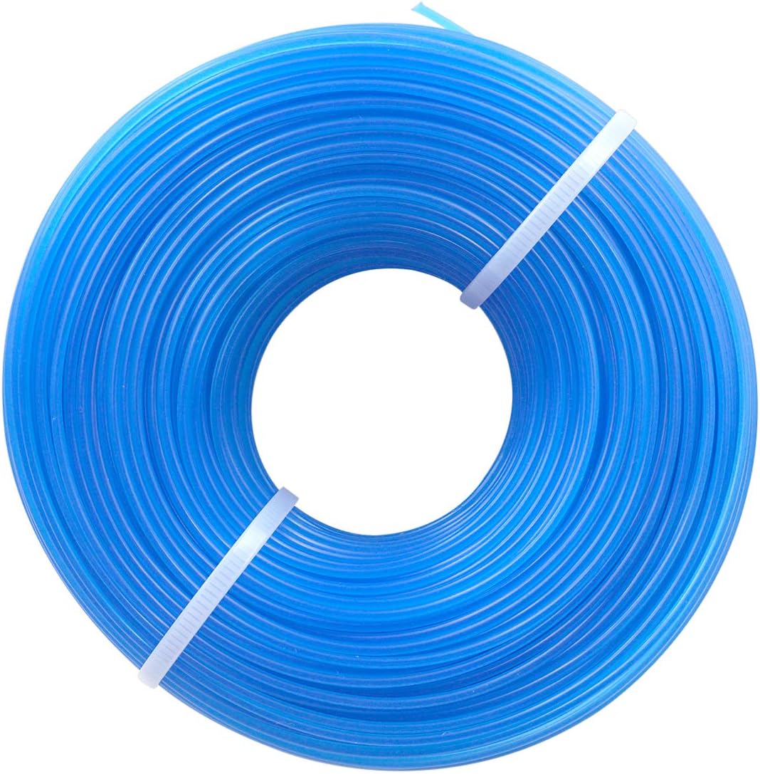100 Meter Rasenmäherfaden (1,6 Mm Durchmesser) Ersatzspule Für Unkrauttrimmer, Blau.