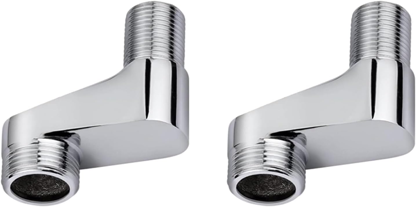2-teiliges Set Duscharmaturadapter, S-anschluss, Massive Messing-duscharmaturadapter, 3/4 Zoll Auf 1/2 Zoll, 37 Mm Versatz, Für Die Badezimmerinstallation