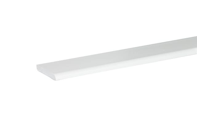 Abschlussleiste 90 cm 33 x 5 mm weiß Leisten - Primo