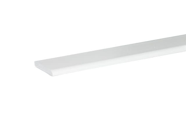Wandleiste 90 cm 55 x 9 mm weiß Leisten - Primo