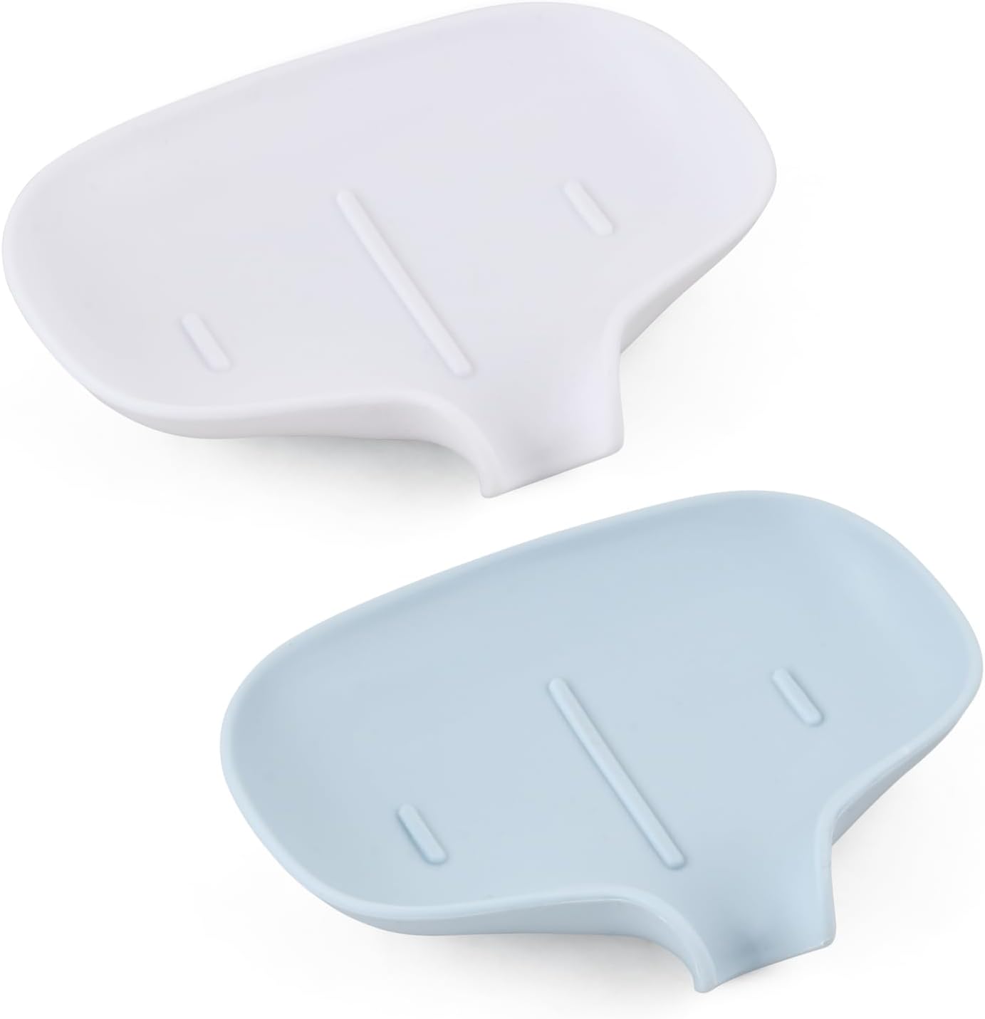 Zweiteiliges Seifenschalen-set Mit Abtropfschale, Seifenschale Für Badezimmer, Rutschfeste Seifenschale, Geeignet Für Seife, Schwamm, Badezimmer, Küche.