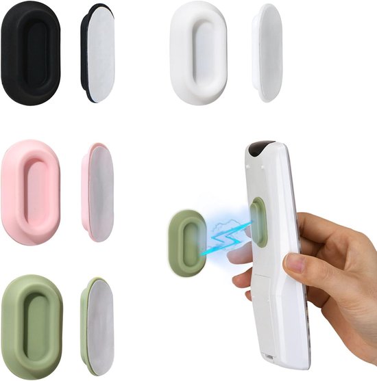 Magnetischer Fernbedienungs-organizer – 4er-pack – Selbstklebende Wandhalterung – Kein Bohren Erforderlich