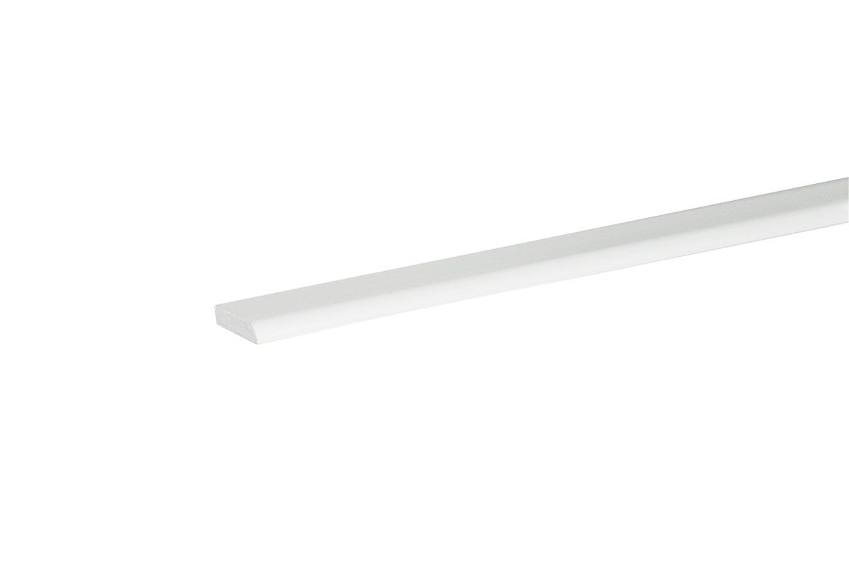 Wandleiste 90 cm 27 x 5 mm weiß Leisten - Primo