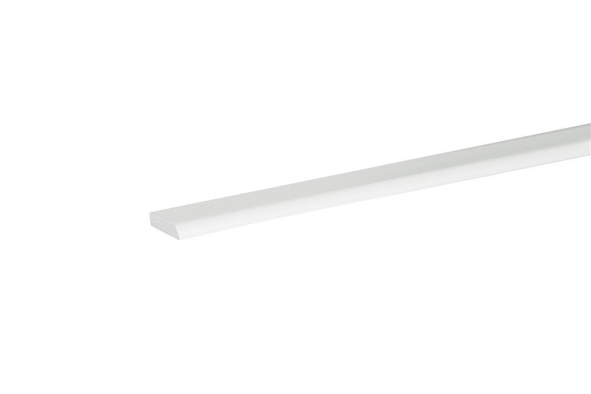 Wandleiste 90 cm 21 x 5 mm weiß Leisten - Primo