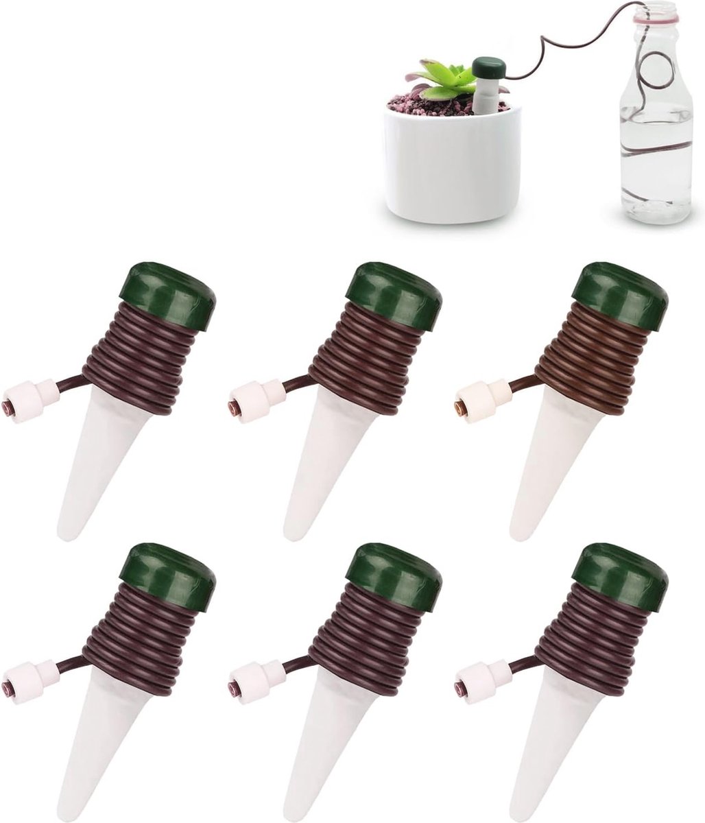 Automatischer 6-teiliger Wasserspender Für Zimmerpflanzen – Bewässerungssysteme Für Pflanzen Und Blumen