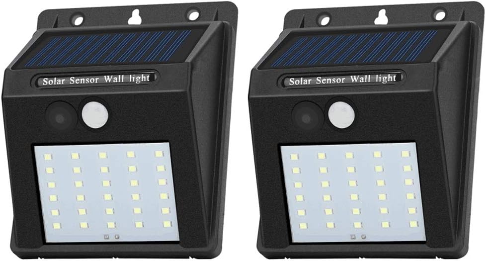 Und Gärten – Automatisches Ein-/ausschalten Bei Bewegung, Kabellose Solarbetriebene Led-außenleuchten (30 Leds) – Wasserdichte Sicherheitswandleuchten Mit