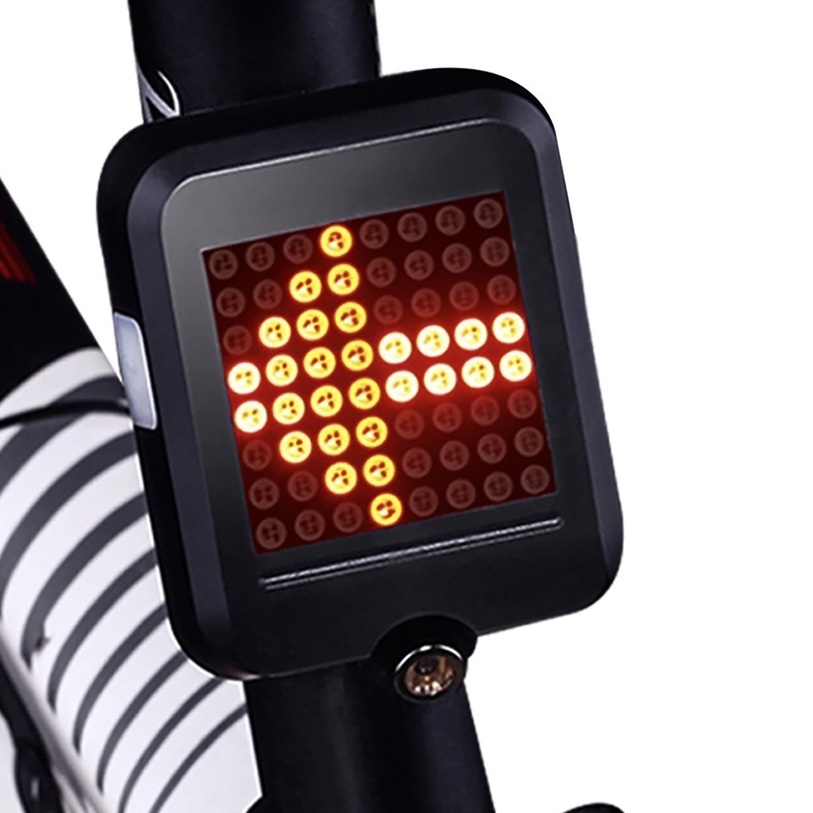 Intelligente Fahrradrücklichter Mit Automatischen Lenk- Und Bremssensoren