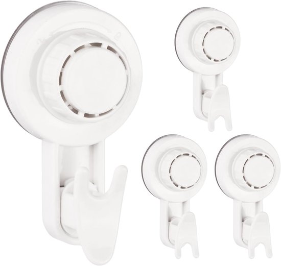 4-teiliges Set Mit 5 Kg Tragkraft, Starke 2-in-1-saugnapfhaken (einzel-/doppelversion)