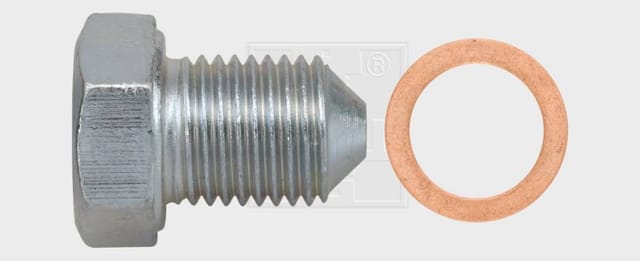 SWG - lablassschraube vw Audi 14x1,5x17,5 sw 19 mit Dichtring Blechschrauben
