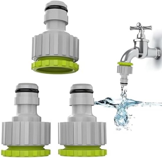 3 Adapter Für Küchenarmaturen – Schnellanschluss-wasserhahnadapter – 2-in-1-gartenarmatur – Gewindeanschluss – Zum Verbinden Von Armaturen/wasserleitungen