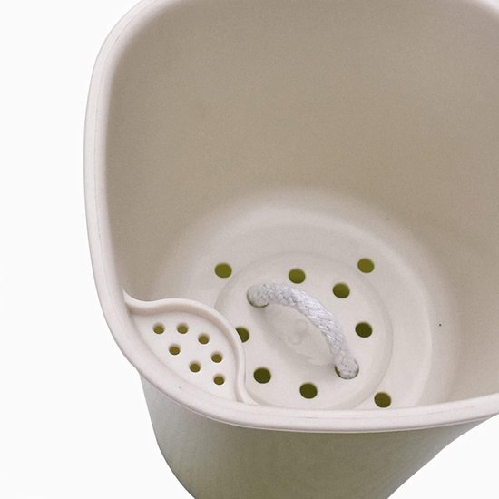 Set Mit 10 Kunststoff-blumentöpfen Mit Bewässerungssystem – Selbstbewässerung, Abflussloch Und Wasserstandsanzeige – Für Drinnen Und Draußen, 7,5 Cm