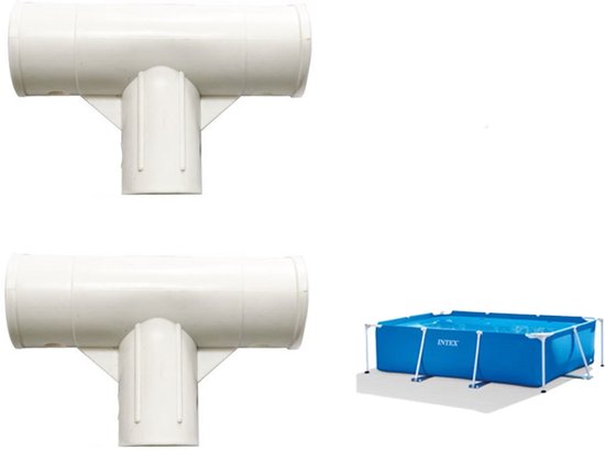 T-verbinder Für Intex 28273 – Geeignet Für Rechteckige Rahmen Bis 450 Cm – 2er-pack – 450 × 220 × 84 Cm