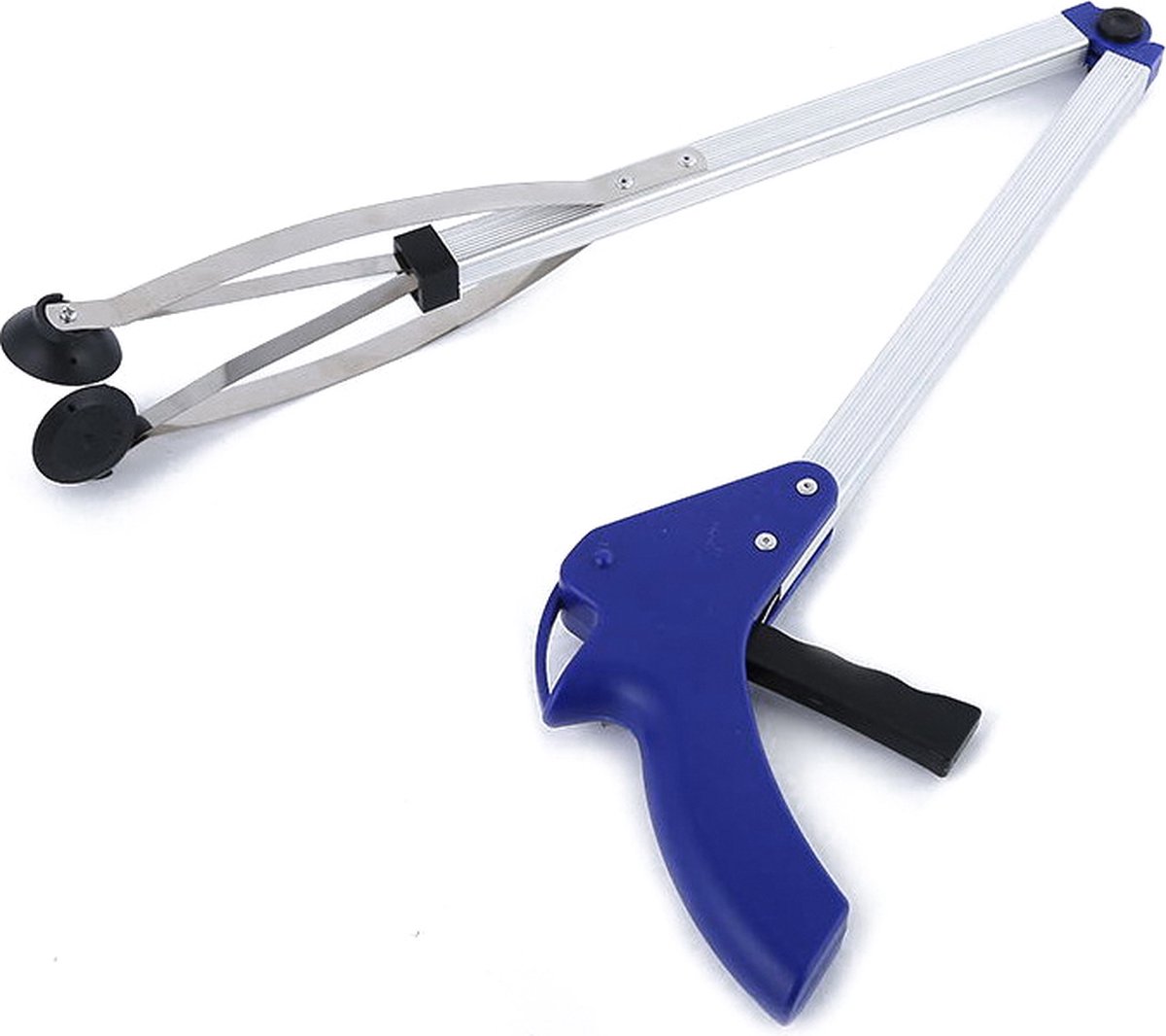 Müllgreifer – Grau – 80 Cm – Greifhebel Mit Anti-rutsch- Und Verriegelungsfunktion – Geeignet Für Senioren Und Menschen Mit Behinderung
