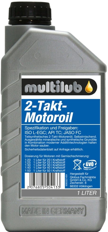 Motoröl 2-Takt 1L Motoröl - Multilub