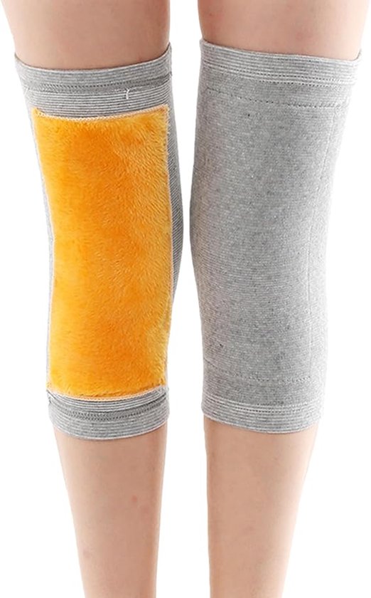 Paar Unisex-knieschoner/beinschoner Aus Dicker Kaschmirwolle Für Erwachsene, Warm Und Wärmend Für Volleyball, Tanz, Radfahren Und Andere Outdoor-sportarten (xl Grau)