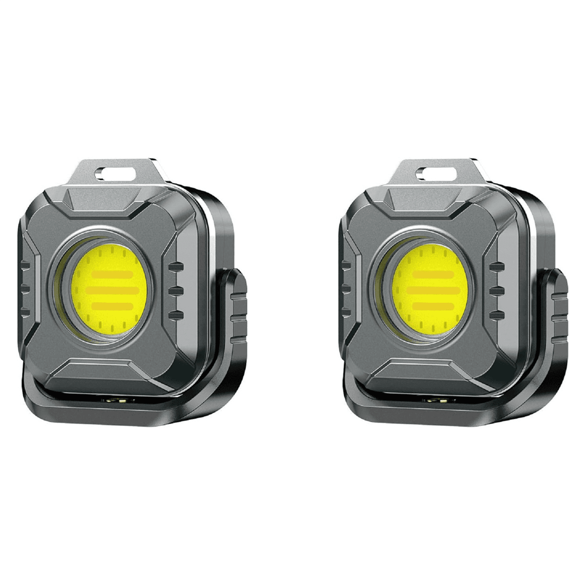 2er-pack Mini-led-arbeitsleuchten, Tragbare, Wiederaufladbare Magnetische Arbeitsleuchten, Geeignet Für Outdoor-camping Und Autoreparaturen.
