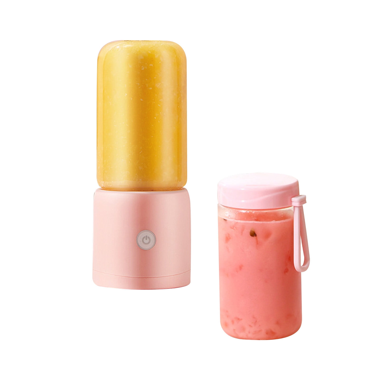 Orangen-, Smoothie- Und Fruchtsaftmaschine, Usb-wiederaufladbar, Mit 6 Klingen, Handmixer, Geeignet Für Sport, Reisen Und Outdoor-aktivitäten.