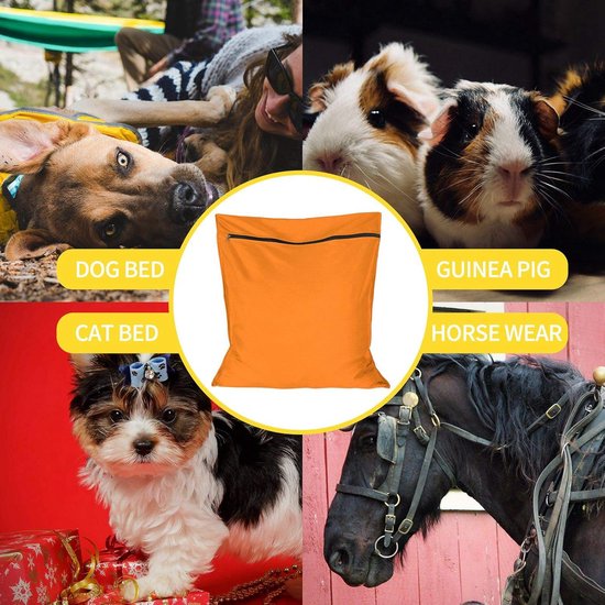 Extra Großer Wäschesack Für Haustiere Zum Waschen Von Tieraccessoires Und Zum Filtern Von Tierhaaren (70 X 80 Cm)
