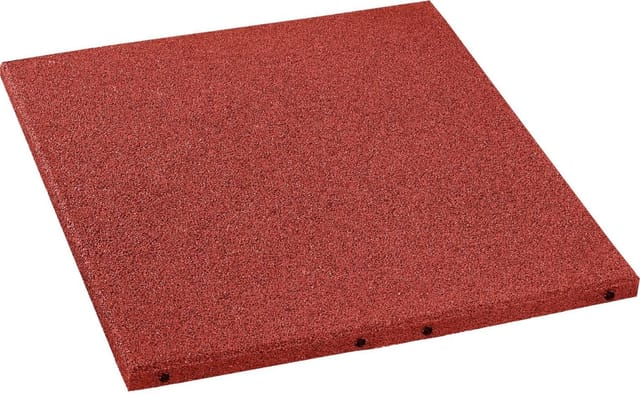 Hamann Mercatus Gmbh - Hamann Mercatus Fallschutzplatten oxydrot 40 x 40 x2,5 cm Matte Fallschutzmatten