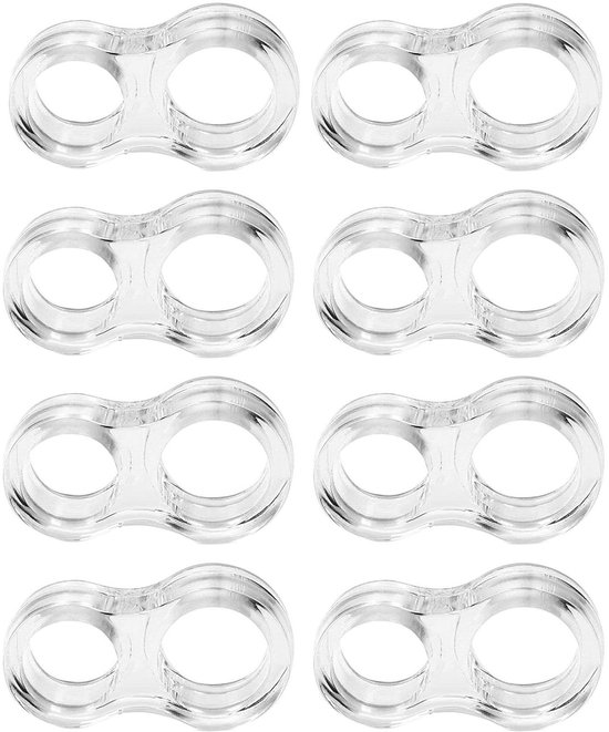 8 Türgriff-wandschutzleisten, Puffer, Schalldämpfer, Stoßdämpfende Wandschutzleisten Zur Lärmreduzierung – Transparent
