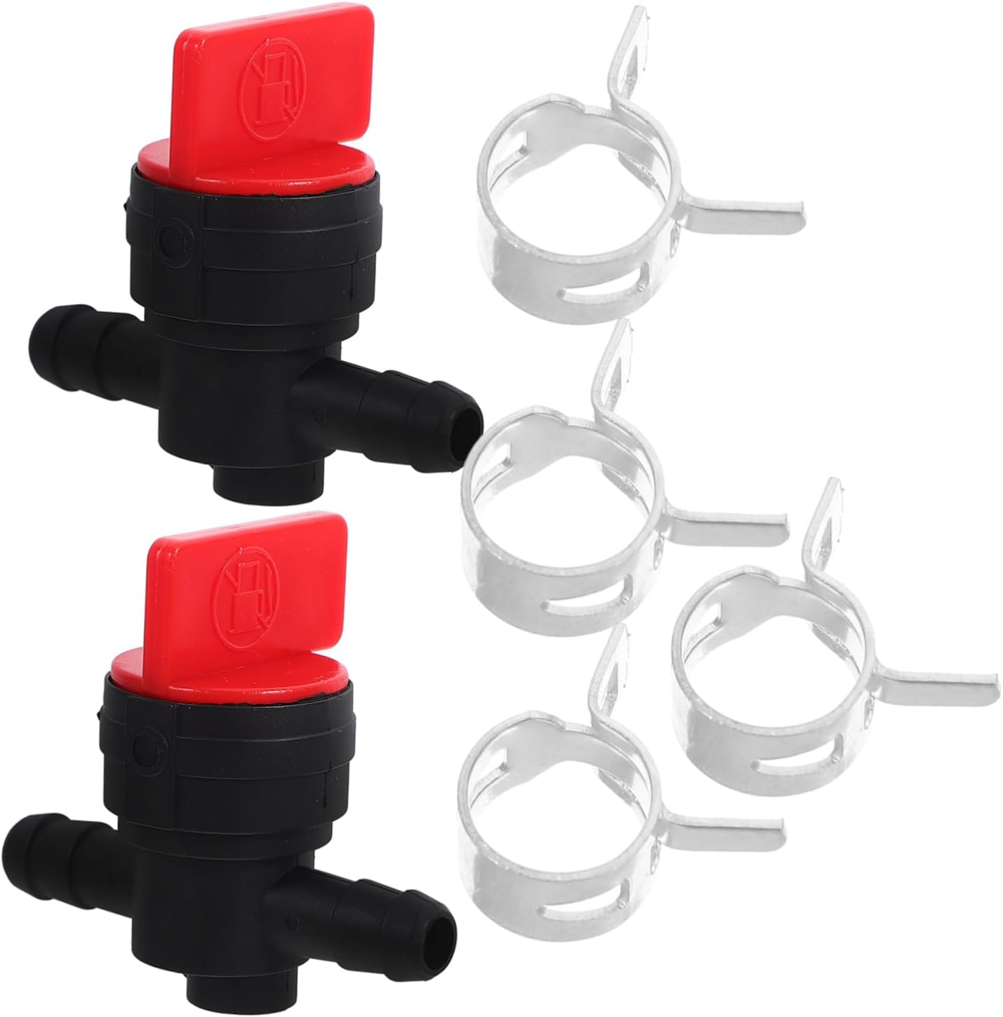 1/4-zoll-kraftstoffabsperrventil, Geeignet Für Rasenmäher Und Generatoren, Einfach Zu Installieren, 2er-pack.