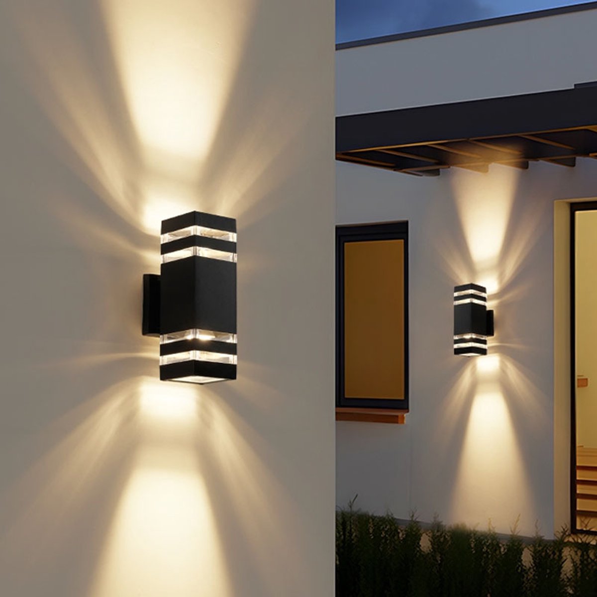 Wasserdichte Außenwandleuchte – Led-wandleuchte – Außenleuchte – Wandleuchte – Material: Aluminium – Geeignet Für Den Innenbereich In Einer Villa
