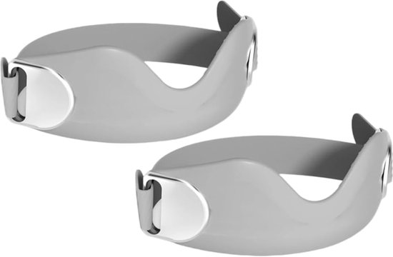 Zweiteilige Patellarsehnenbandage, Kniebandage, Stützschiene, Lindert Knieschmerzen, Grau
